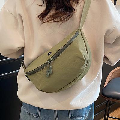 Bag Niche Cloth Bag Small Bag Women's 2025 New Women's Bag Messenger Bag Fashion Shoulder Bag Dumpling Bag