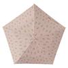 Moonbat Folding Sun and Rain Light Heat UV Pale Orange [Esta] Women's Parasol, Protection, Blocking, Blocking, Protection, Mini, Bloom,