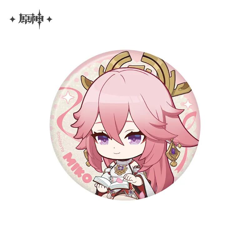 Sunsyea Genshin Impact Official Merch miHoYo Original Authentic XLSY Theme Series Badge Furina Neuvillette Klee Zhongli