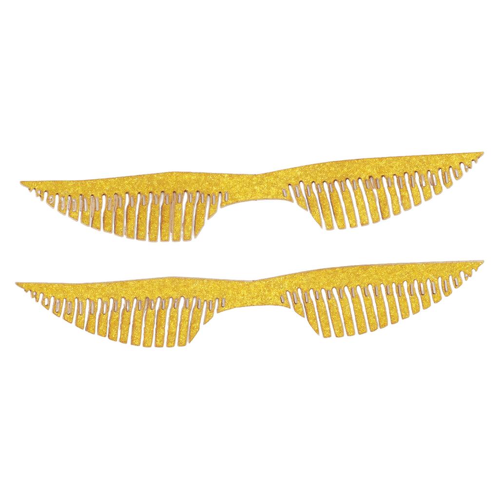 100Pcs Wizard Party Chocolate Decoration Hollowed Wings with Glue Point Dots for Birthday Wedding