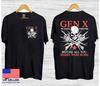 Retro X Generace Před Všemi Ty Sissy Tričko Drsné Tričko Generace X Grafické Tričko s Krátkým Rukávem Unisex Pánské Dámské Léto