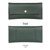 Sofort verfügbar Koreanischer Stil Damen Mehrfarbige Leder-Clutch & Münzbörse mit Kartenhalter