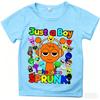 Summer Game Sprunki Incredibox Cartoon Print Cotton Kids TShirts Boys Casual Short Sleeve Baby Girls Clothes Children Tee Tops
