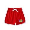 Kids' Summer Color Block Sports Set: Short Sleeve T-Shirt & Hot Pants
