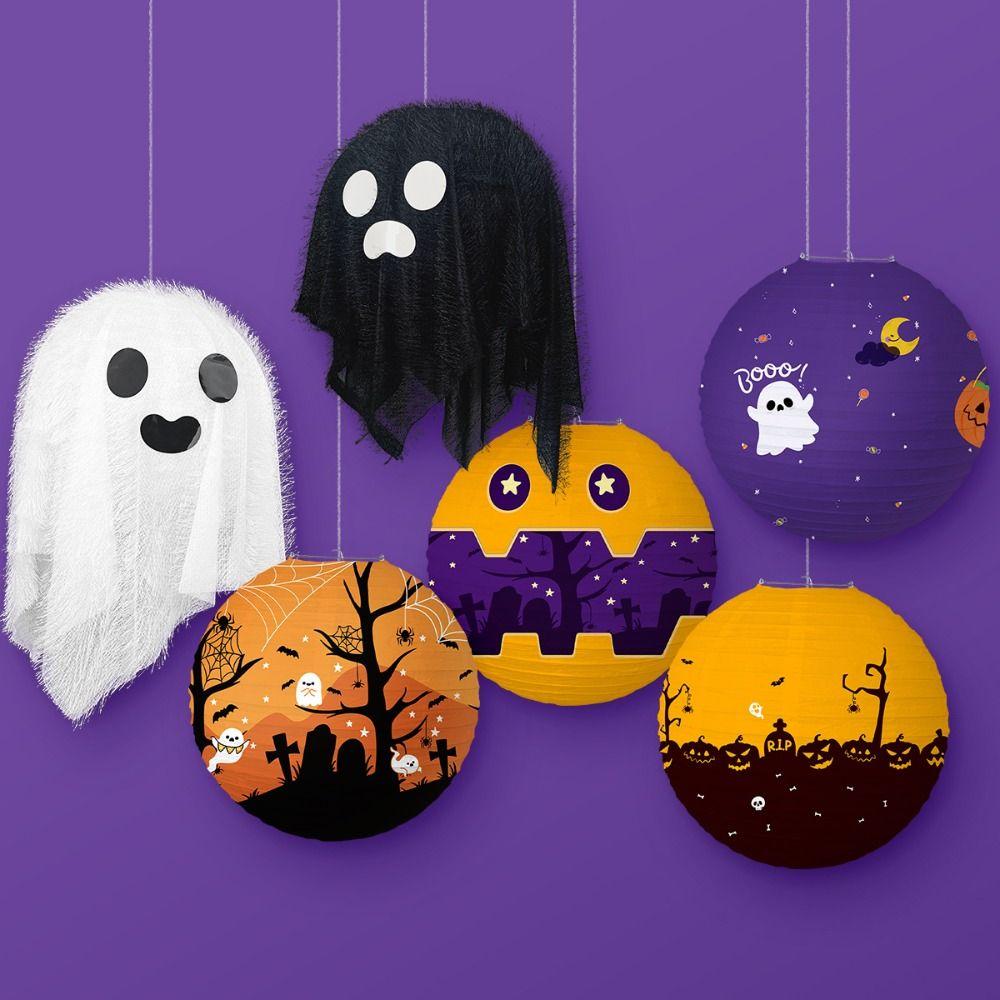 Paper Festival Ghost Lanterns Bat Halloween Hanging rPops Halloween Paper Lantern  Scene Supplies