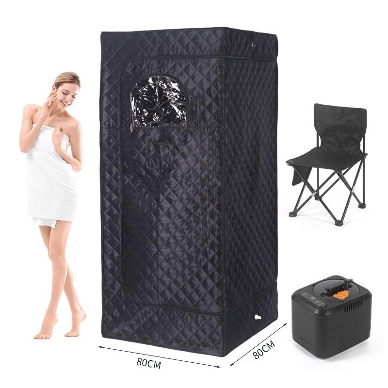 Portable Steam Sauna Kit Home Full Body Steaming Sauna Box Foldable Portable Sweat Steaming Room