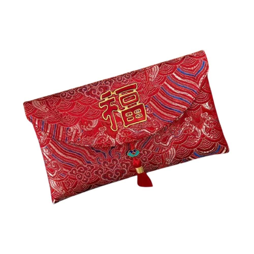 Cloth Wedding Money Pocket Chinese Style Red Packet HongBao New Year Red Envelope  Spring Festival