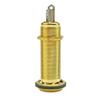 Premium 6.35mm Instrument Jacks Socket Bass Straight Ribbed Tube for Electric Guitar Bass Ensures Reliable Connectivity