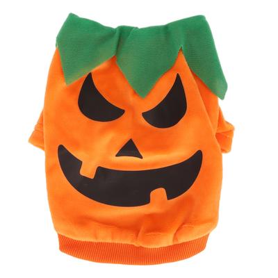 Halloweenské psí tričko Roztomilé dýně duchové Měkké elastické Oblečení pro domácí mazlíčky Cosplay pro malé střední psy kočky