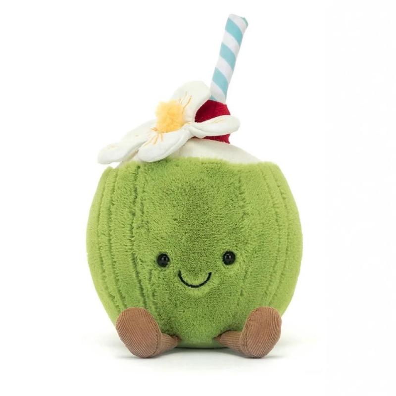 Amuseables Fruit Dragon Chestnut Glasses Rugby Plush Toy Stuffed Doll Kids Gift