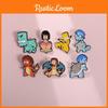Unique Cartoon Style Anime Pet Series Badge Brooch Featuring Whimsical Turtle Design
