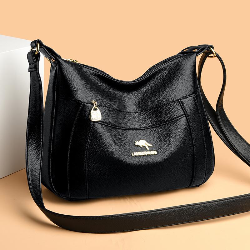 

Сумка через плечо, женская диагональная сумка-крест, модная женская сумка, модная сумка через плечо, большой размер чёрный