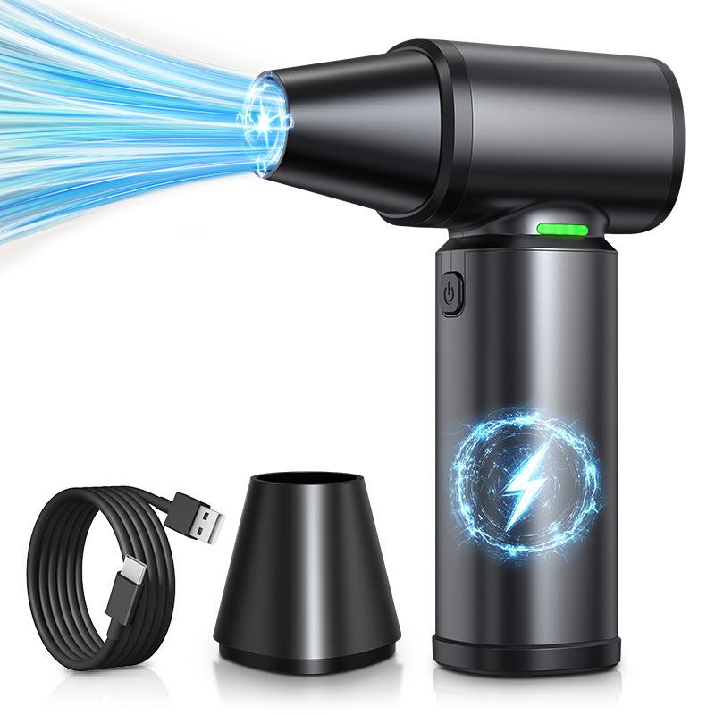 High-Speed 130,000 RPM Turbo Fan with 3-Speed Settings & 8000mAh Battery for Car Drying