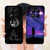 Redmi Note15Pro 5G New Model Protective Case Matte Cat Rabbit For Xiaomi Redmi Note 15 Pro 5G Full Cover Anti-Fall Shockproof