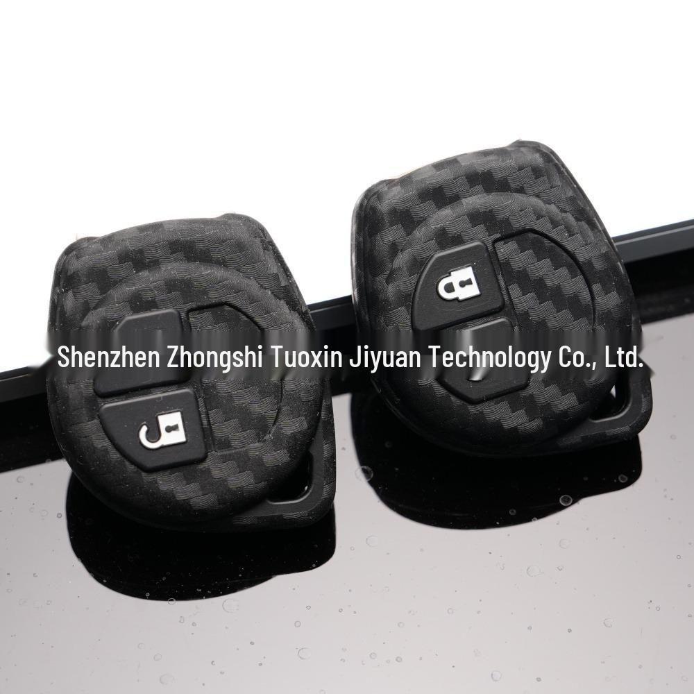 Silicone Key Cover for Suzuki Smart Car Key: Beidouxing Lingyang Qiyue (No Logo)