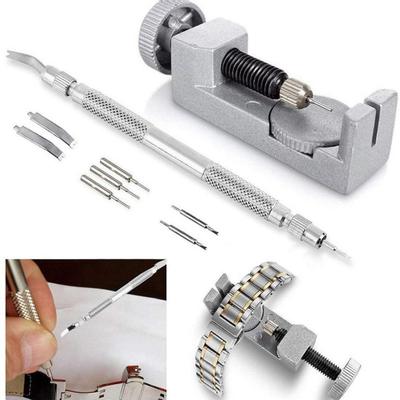 9Pcs/Set Metal Adjustable Link Remover Pin Watch Band Wrist Strap Repair Tool