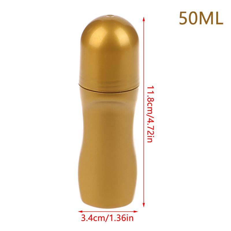 30 ml/50 ml Kunststoff-Rollerball-Ätherische-Öl-Flaschen Nebelbehälter Reise Nachfüllbare Flasche DIY Deodorant