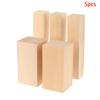 2 szt. 5*5*10 cm + 3 szt. 3*3*15 cm Drewno lipowe Blok do rzeźbienia Przenośny Niedokończony Blok drewniany Rzeźbienie Wyrzynanie Materiały artystyczne