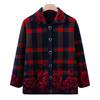 Grandma's Winter Sweater Cardigan Lapel Spring and Autumn Mother's New Knitted Sweater Middle-aged and Elderly Tops Old People's Clothes