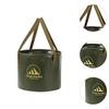 Folding Water Bucket Storage Container with Handle Lightweight Car Wash Basin Fishing