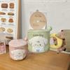 Puppy Mug with Lid Spoon Cute High-value Couple Water Cup Girls Household Creative Ceramic Cup Souvenir