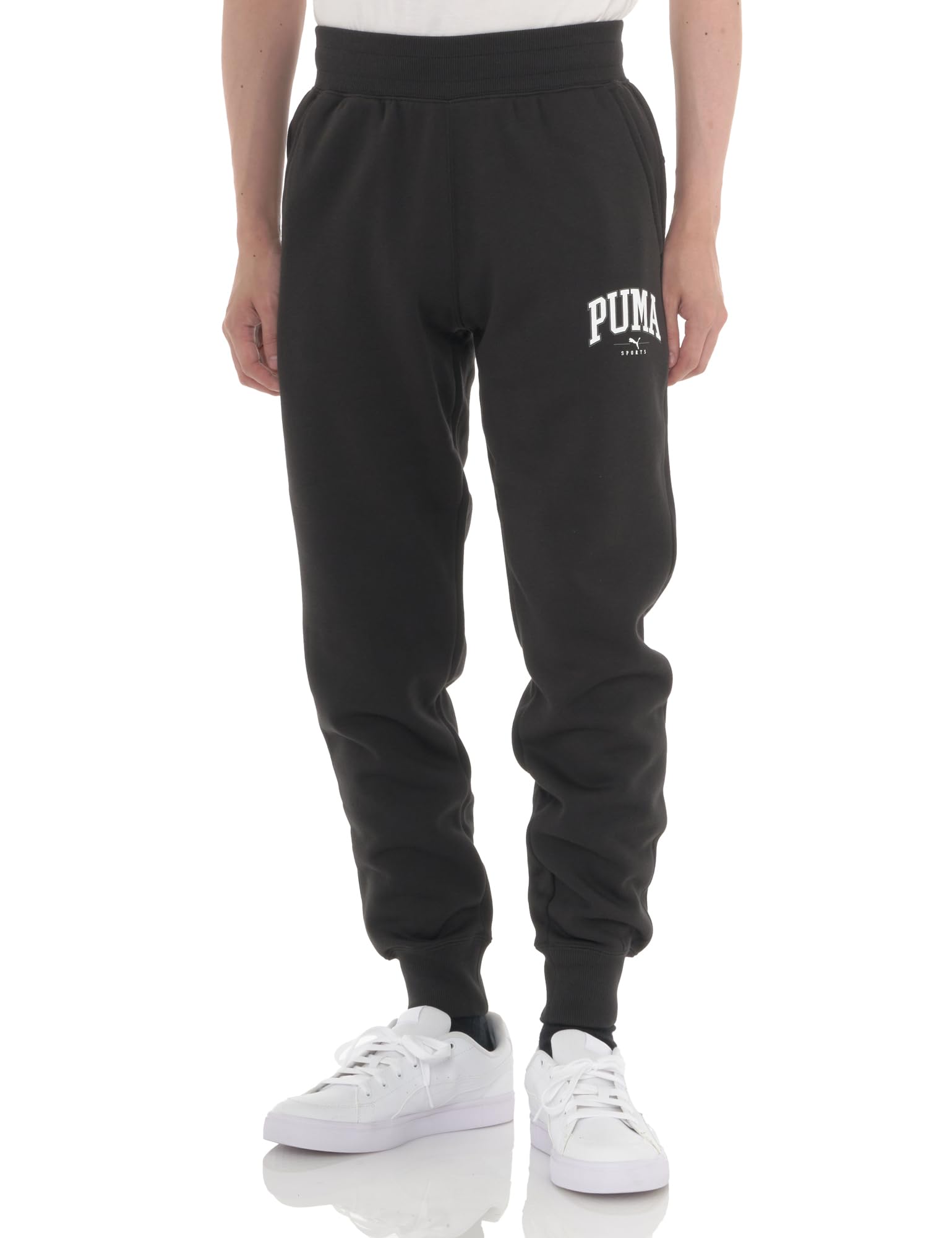 

Gym Sports Casual Long Pants Fleece Lining SQUAD Sweatpants FL 684146 24 Color Black [PUMA] Men s Fall/Winter (01)