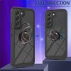 For Samsung Galaxy S22 Shockproof PC + TPU Phone Case with Ring Holder