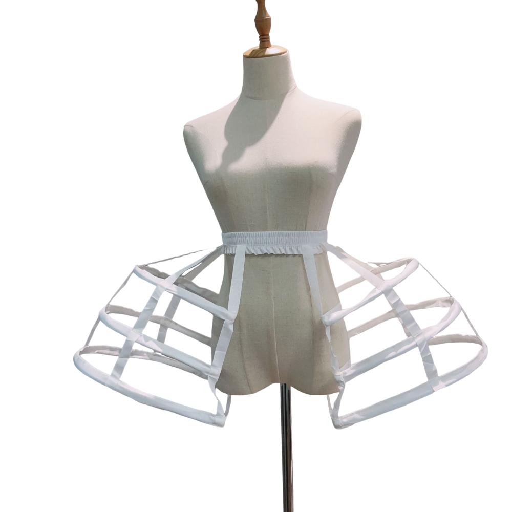 

Breathable Rococo Crinoline Elastic Waist Hollow Cage Underskirt Under The Dress