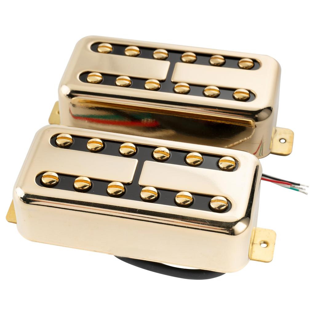 Artec TVFT Filtertron Alnico 5 Humbucker PU Set for Electric Gold Pickups, Neck/Bridge Guitar,