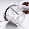 Infuseur à thé en feuilles mobiles, boule à thé réutilisable en acier inoxydable, passoire à thé à mailles fines 2 pièces