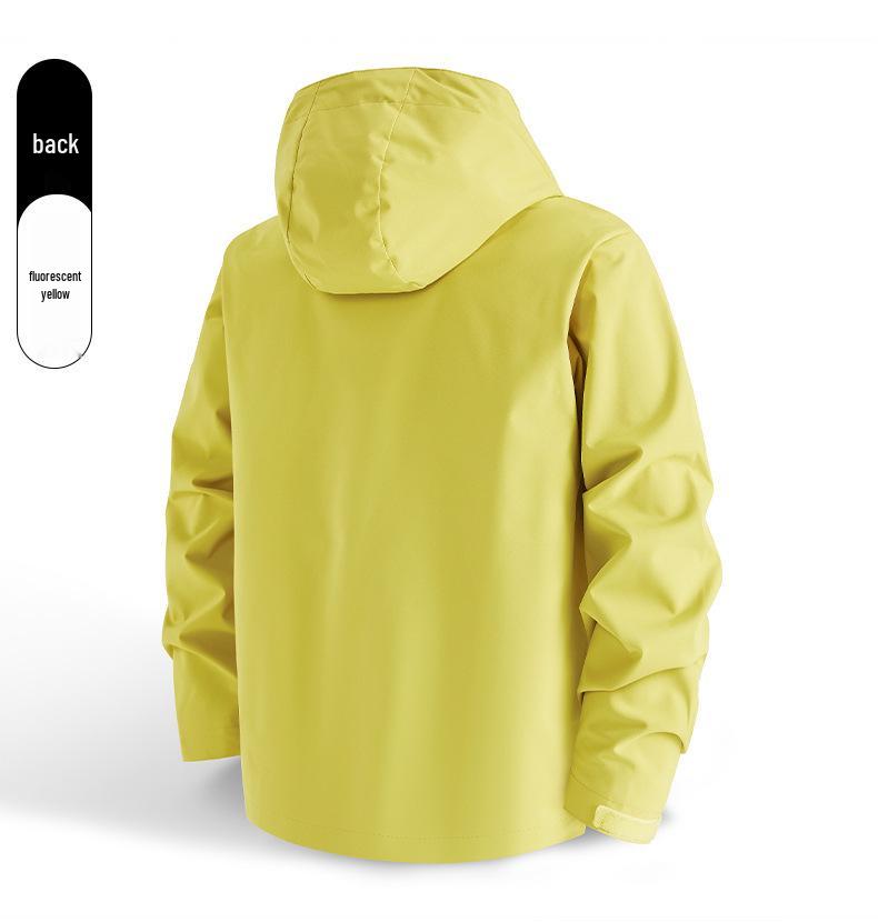 Herren Windbreaker im amerikanischen Stil: Frühlings-/Herbst-Outdoor-Freizeit-Sportjacke, Winddicht & Wasserdicht für Paare