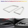Stainless Car Dashboard AC Air Vent Outlet Cover Trim For BMW 7 F01 F02 F03 F04