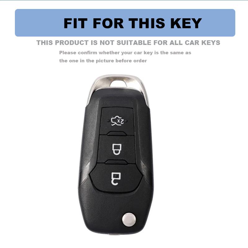 Tpu Flip Car Key Fob Case Cover Shell Fob Keyless Keychain Protector For Ford Ecosport Ranger Everest F-150 F150 F-250 F-350