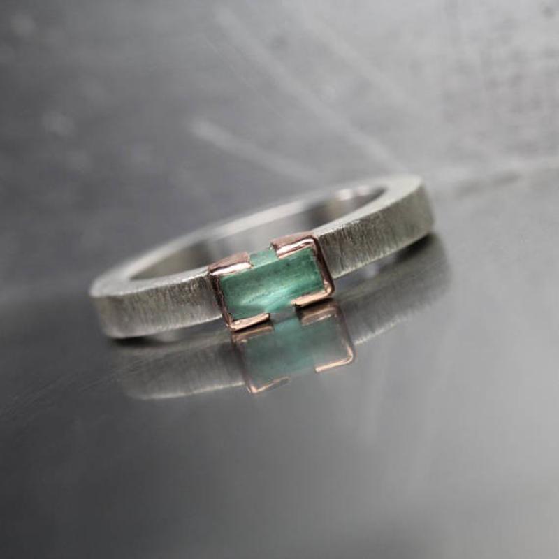 Original Designer Vintage Fresh Mint-Green Crystal Square Rings For Women Light Luxury Jewelry Elegant Banquet Party Gifts