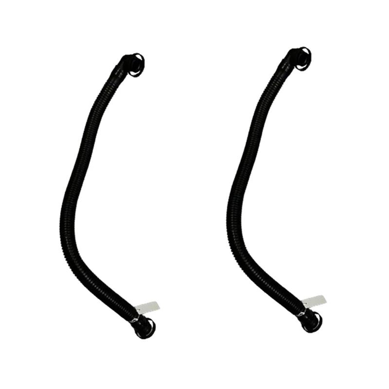 2X 95510724700 Crankshaft Breather Hose For Porsche Cayenne 958 3.6L V6 2011-2018 Engines Emissions System Vent Tube чёрный