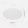150/300pcs Lace Paper Doilies White Round/Oval/Rectangle Disposable Decorative Paper Placemats Hollow Flower Absorbing Papers