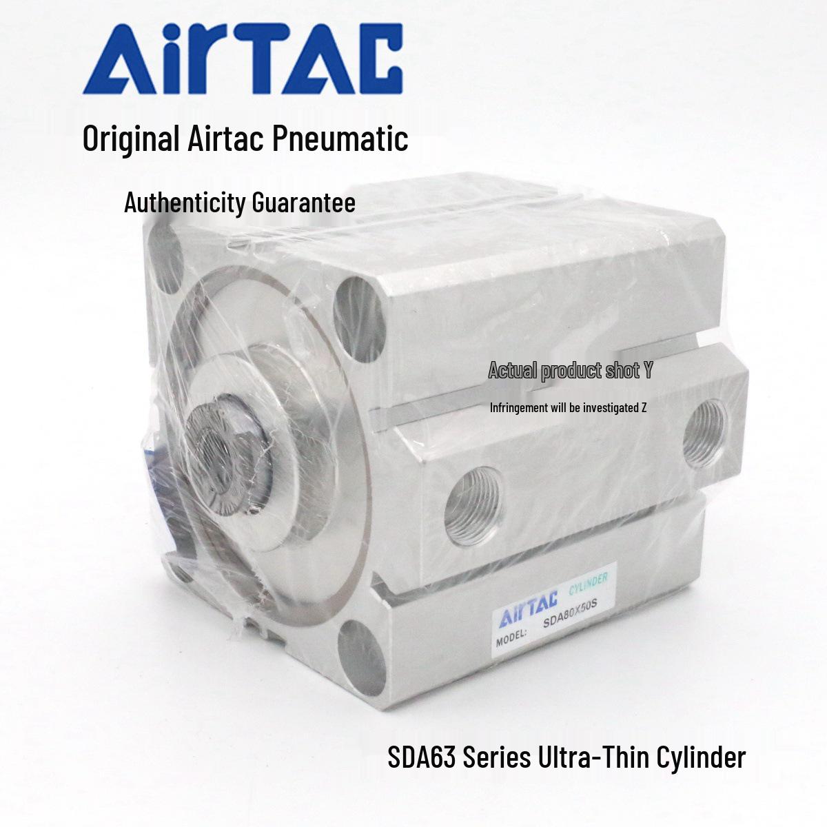 

AirTAC Ultra-Thin Cylinder SDA Series (100*100/125/130/140/150-S-B-H) Internal Thread Non-magnetic 100mm