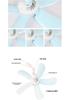 Compact Silent Ceiling Fan for Dorms and Bedrooms