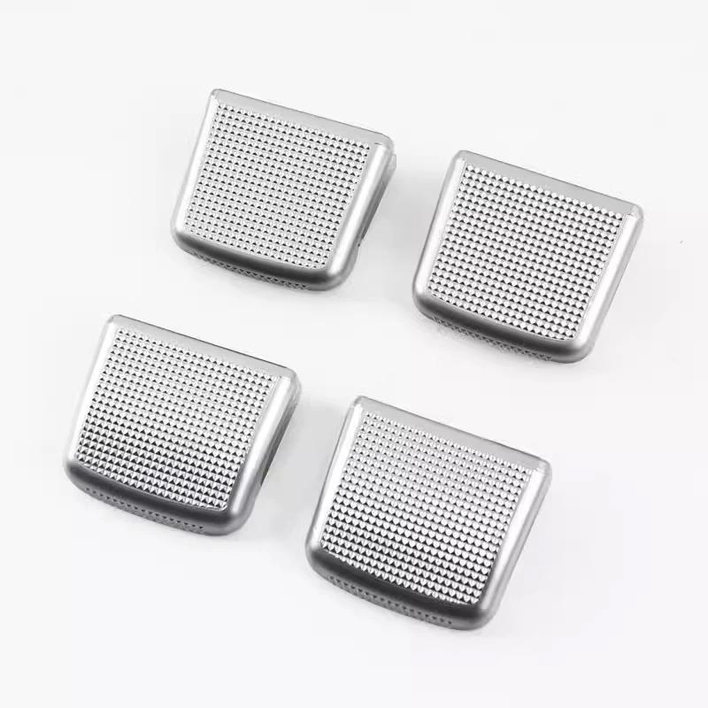 For Land Rover Defender 90 110 2020-2024 ABS Chrome Car Central Control Air Outlet Adjustment Lever Cover Decorative Accessories