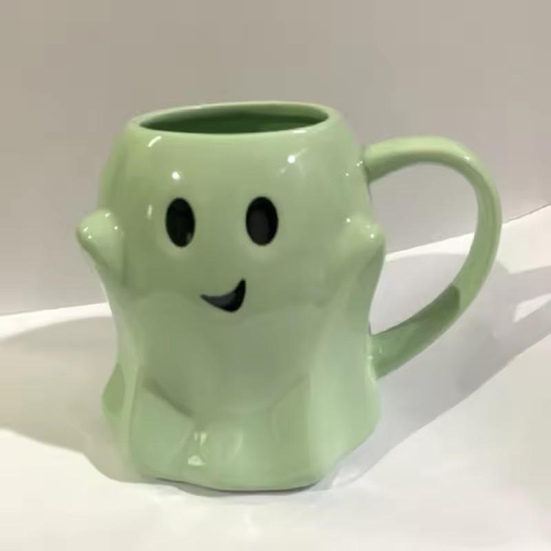 Halloween Creative Quirky Holiday Cartoon Elf Ceramic Mugs Coffe Cups Easter Friends Gift Ghost Water Cup Tumbler
