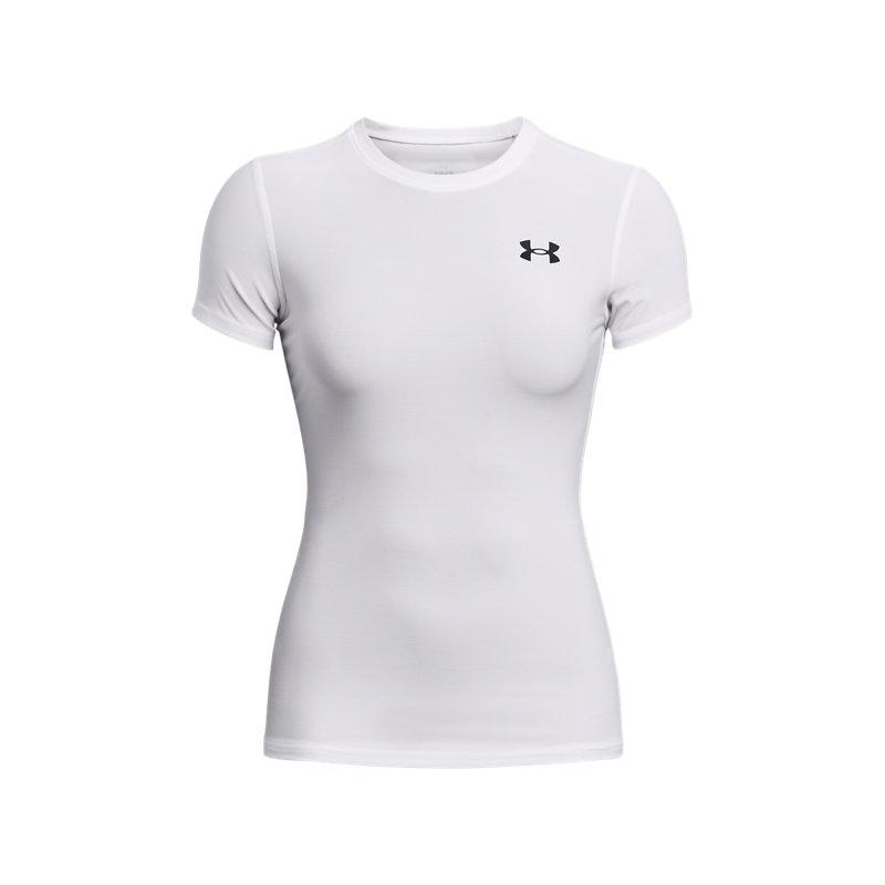Under Armour HeatGear Regular T Shirt Women s White 1387562-100 XL