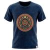 Nomad Sari Stonewashed Cotton T-Shirt - Stay Wild Moon Child - Blue - XL