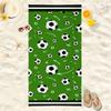 New Football Beach Towel Soccer Themed Microfiber Bath Towel for Adults Seaside Quick Dry Towel