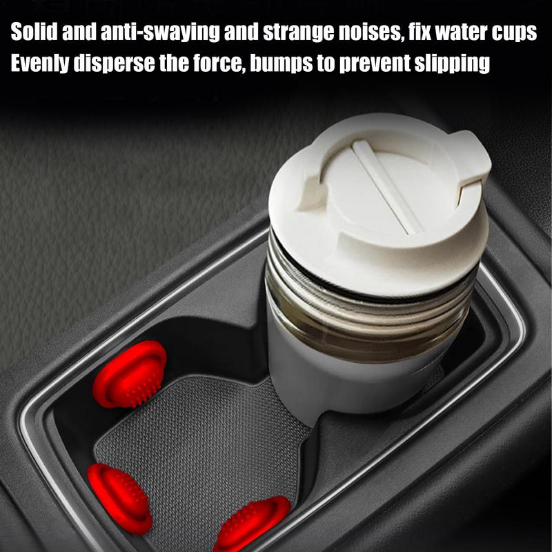 Car Cup Holder Stabilizers Anti-Slip Cup Holder Stabilizers 4PCS Anti Shake Bottle Holder Car Interior Accessories For Beverage