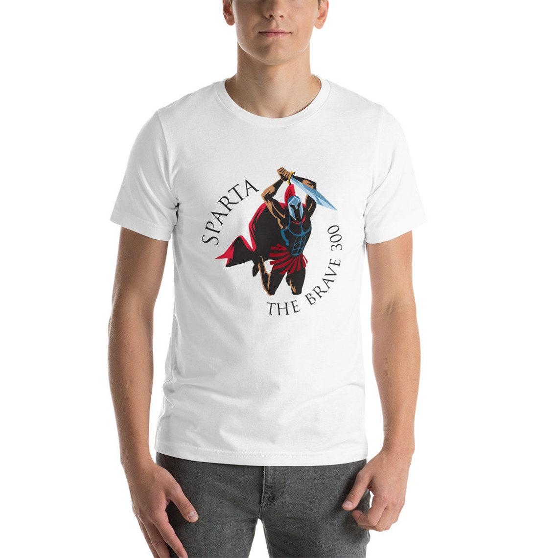 Sparta The Brave 300 TShirt 100 Cotton ONeck Short Sleeve Casual Mens Tshirt Size S3XL S