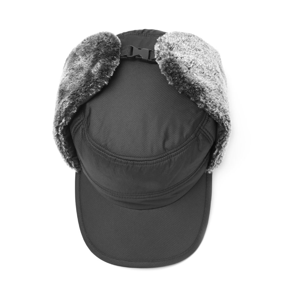 Cotton Plush Winter Men Bomber Hat Windproof Earflaps Caps Warm Thick Balaclava