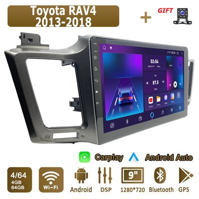 Android Carplay Car Radio For Toyota RAV4 2013-2018 Multimedia Player Head Unit Stereo GPS Navigation BT WIFI 4+64GB