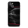 Cool Sports Black Car Phone Case Cover for iPhone 16 15 14 13 12 Pro Max XR XS 11 7 8 Plus Shockproof Silicone Soft Shell Capas