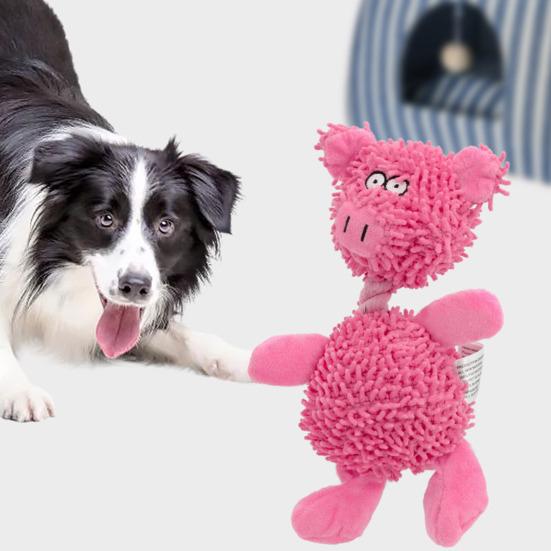 Agresif Çiğneyen Köpekler İçin Yıkılmaz Köpek Çiğneme Oyuncağı Yumuşak Peluş Yavru Köpek Diş Çıkarma Oyuncağı Küçük Orta Büyük Köpekler İçin Etkileşimli Cıyaklayan Dolgulu Hayvan Oyuncağı