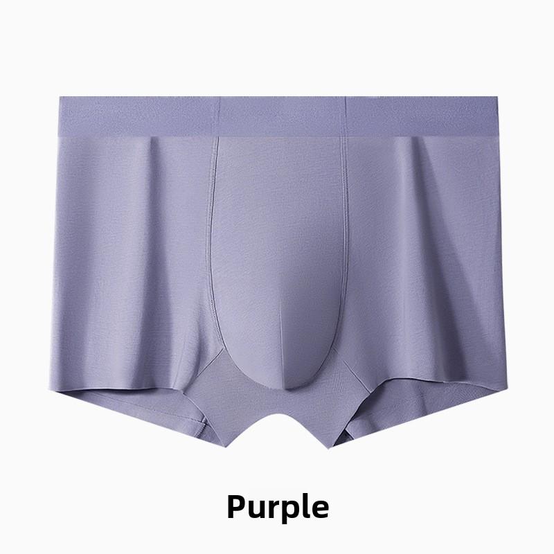 Plus Size Men's New Summer Cotton 7a Antibacterial Crotch Boxer Briefs